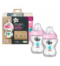 Biberon Decorat, Tommee Tippee, 2 buc, 260ml PP